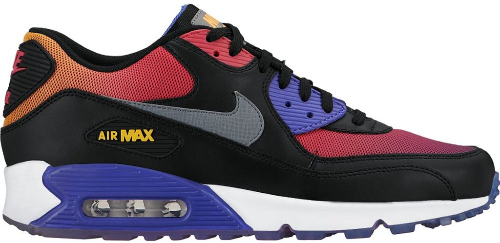 Nike Air Max 90 SD Gradient Black/Persian Violet-Volt-Pink Force (724763-005)