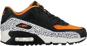 Nike Air Max 90 Safari (GS) Summit White/Black-Clay Orange (820340-100)