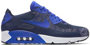 Nike Air Max 90 Ultra Flyknit 2.0 Navy College Navy/Paramount Blue-White-Black (875943-400)