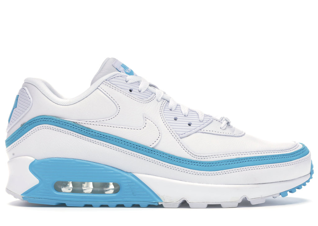 Nike Air Max 90 Undefeated White Blue Fury White/Blue Fury (CJ7197-102)