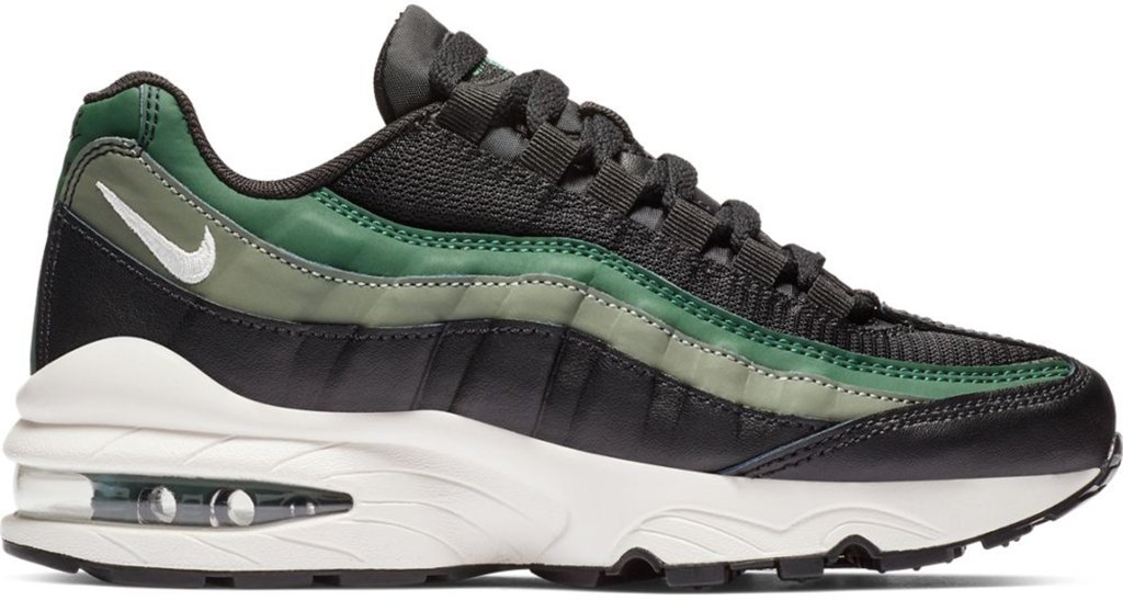 Nike Air Max 95 Black Fir Vintage Lichen (GS) Black/Fir-Vintage Lichen-Sail (905348-027)