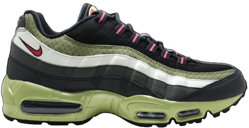 Nike Air Max 95 Black Pilgrim Black/Flamingo-White-Pilgrim (313071-081)