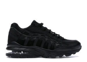 Nike  Air Max 95 Black Suede (GS) Black/Black-Black (307565-055)