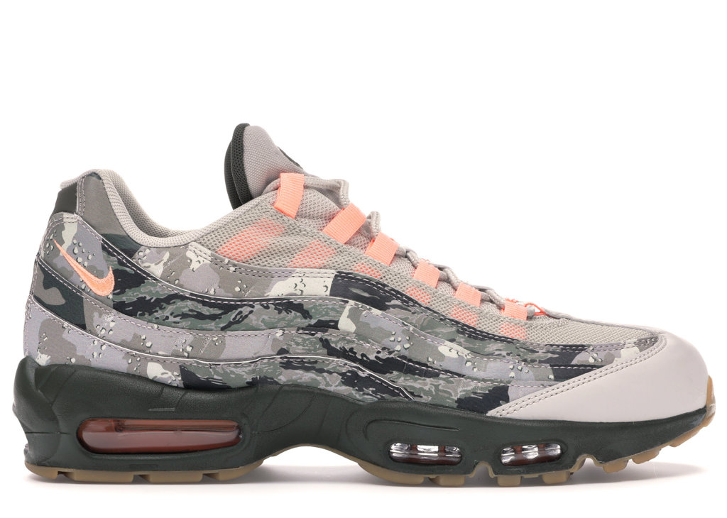 Nike Air Max 95 Camo Sunset Desert Sand/Black-Cargo Khaki-Sunset Tint (AQ6303-001)