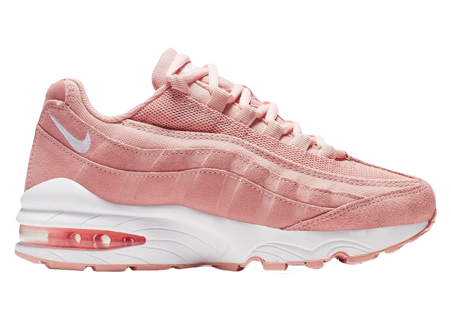 Nike Air Max 95 Coral Stardust (GS) White/Coral Stardust (BQ7222 600)