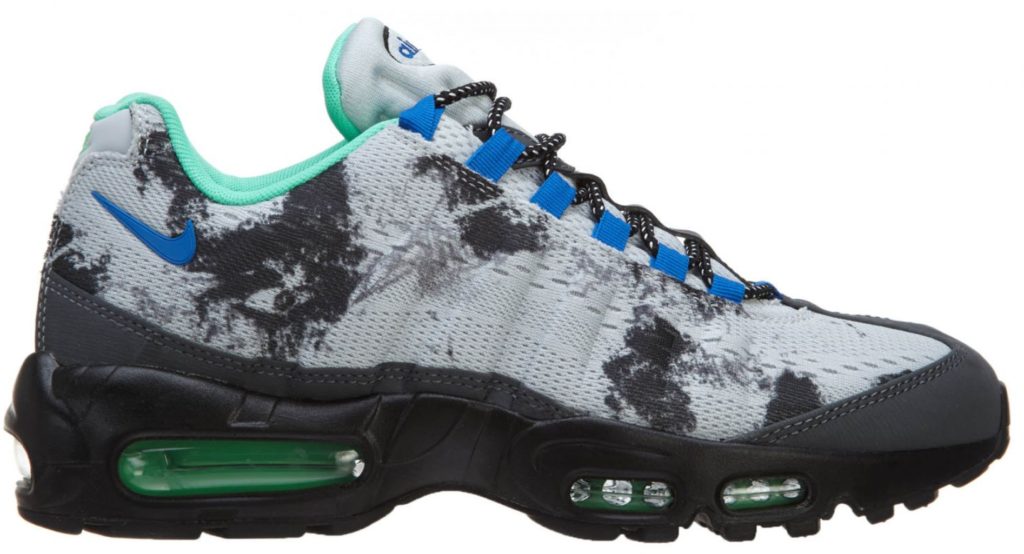 Nike Air Max 95 EM Pure Platinum Pure Platinum/Hyper Cobalt-Black-Dark Green (700156-043)