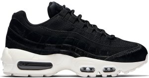 Nike Air Max 95 Embossed Fur Black (W) Black/Black-Dark Grey-Sail (AA1103-001)