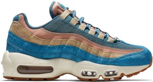 Nike Air Max 95 Embossed Fur Pony (W) Smokey Blue/Smokey Blue-Mushroom (AA1103-002)