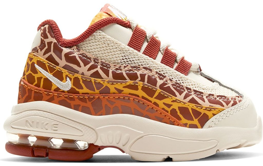 Nike Air Max 95 Giraffe (TD) Light Cream/Russet-Rugged Orange-Pollen Rise (CU4680-200)
