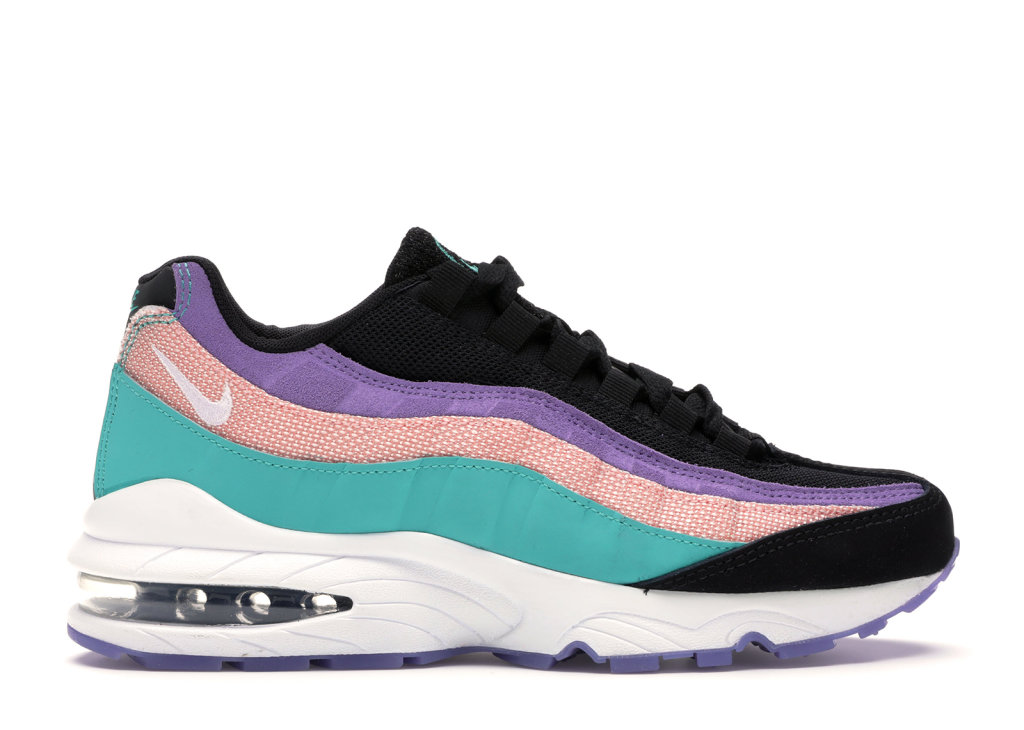 Nike Air Max 95 Have a Day (GS) Black/White-Hyper Jade-Bleached Coral (CI5645-001)
