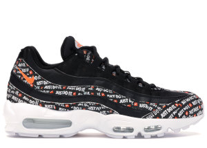 Nike  Air Max 95 Just Do It Pack Black Black/Black-White-Total Orange (AV6246-001)