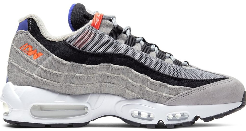Nike Air Max 95 Loopwheeler Beige/Orange-Royal-Black (CQ7853-001)