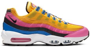 Nike  Air Max 95 Multicolor Suede Yellow/Blue-Pink (CZ9170-700)