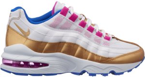 Nike  Air Max 95 Peanut Butter & Jelly (GS) White/Metallic Gold-Racer Blue (310830-120)