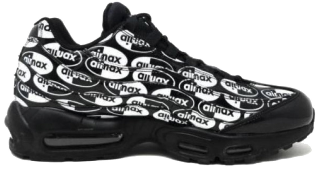 Nike Air Max 95 Premium Black Black White Black (538416-017)
