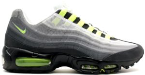 Nike Air Max 95 Premium Tape Neon Cool Grey/Volt-Black-Metallic Silver (624519-070)