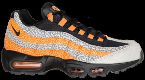 Nike Air Max 95 Size? UK Safari (2018) Black/Grey-Carrot (AR4592-001)