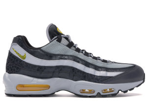 Nike  Air Max 95 Safari Reflective Off Noir Off Noir/Dynamic Yellow-Atmosphere Grey (BQ6523-001)