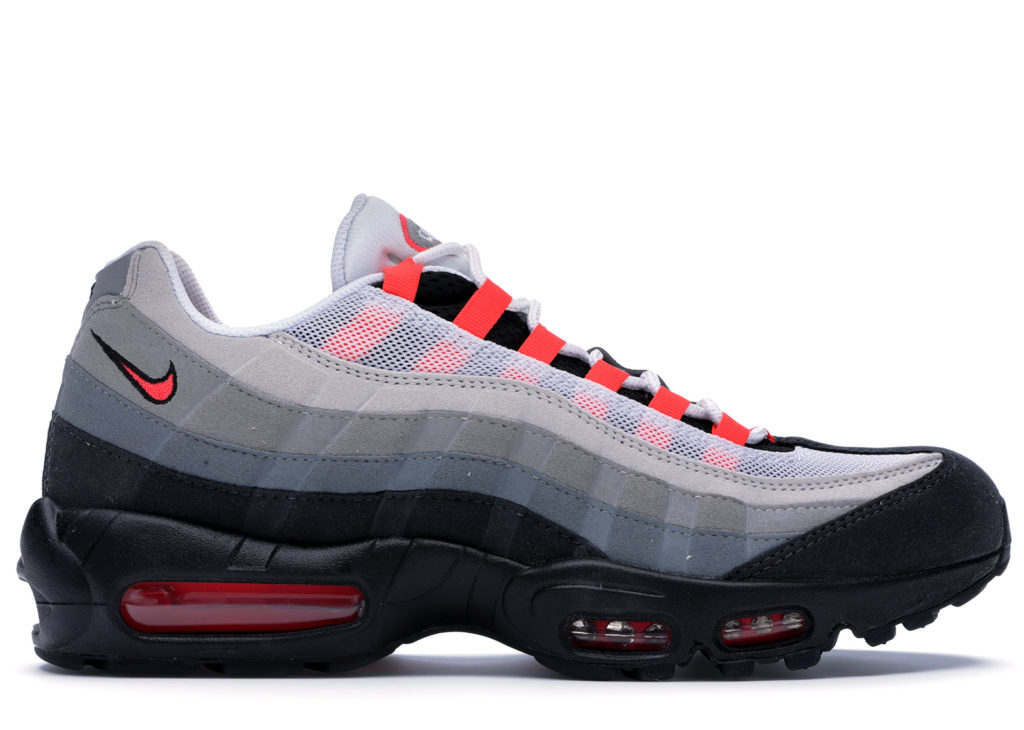 Nike Air Max 95 Solar Red (2011) White/Solar Red-Neutral Grey-Medium Grey (609048-106)
