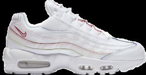 Nike Air Max 95 Triple White (Rainbow Borders) (W) White/White-White (AQ4138-100)