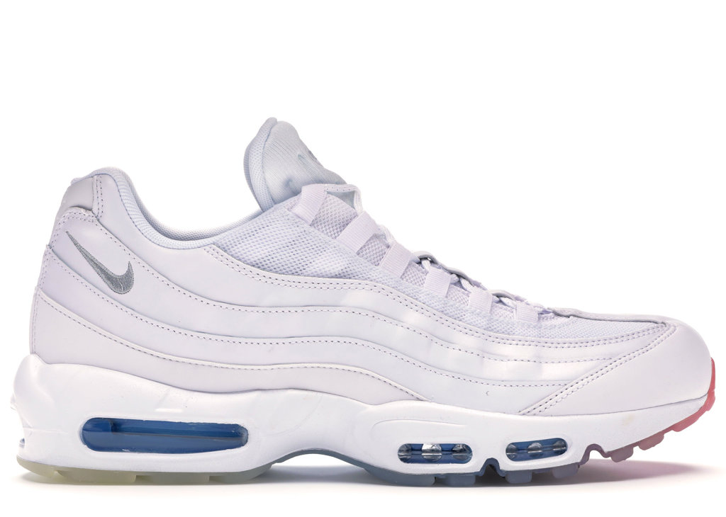 Nike Air Max 95 USA (2018) White/Metallic Silver-Photo Blue (AQ7981-100)