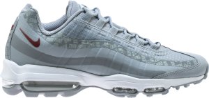 Nike  Air Max 95 Ultra Wolf Grey Red Crush Wolf Grey/Red Crush-Ashen Slate-White (AR4236-001)