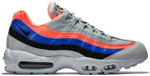 Nike  Air Max 95 Ultramarine Platinum Pure Platinum/Bright Mango-Racer Blue-Black (749766-035)