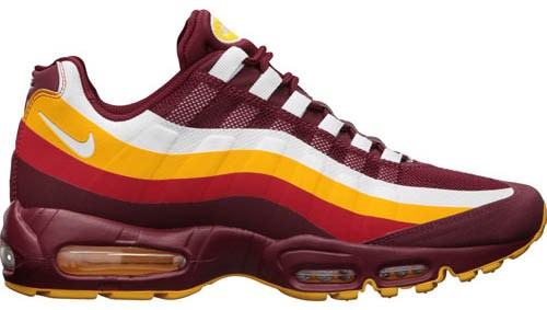 Nike Air Max 95 Washington Redskins Team Red/White-University (Washington) (542052-632)