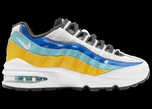 Nike Air Max 95 White University Gold (GS) White/University Gold/Teal Nebula (CJ6955-100)