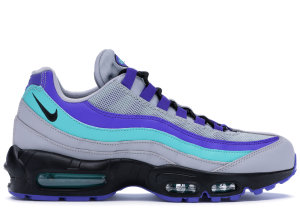 Nike Air Max 95 Wolf Grey Grape Wolf Grey/Black-Indigo Burst-Hyper Jade (AT2865-001)