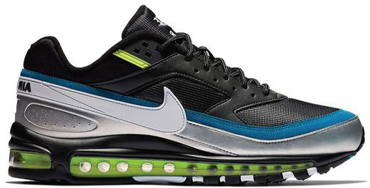 Nike Air Max 97 BW Black White Metallic Silver Black/White-Metallic Silver (AO2406-003)