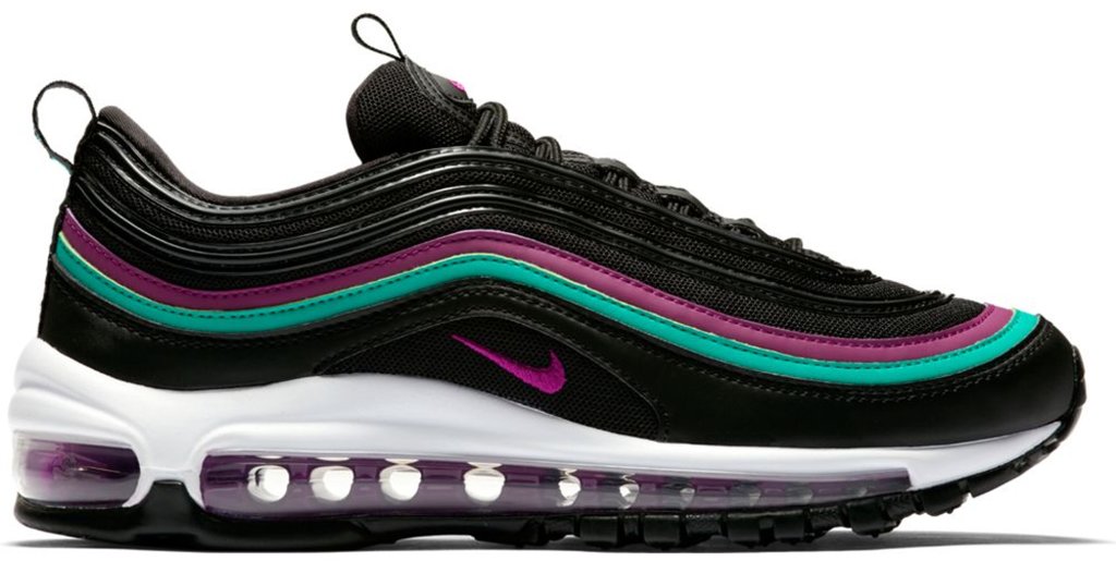 Nike Air Max 97 Black Grape (W) Black/Bright Grape-Clear Emerald (921733-008)