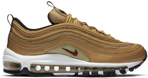 Nike Air Max 97 Metallic Gold (W) (2017/2018) Metallic Gold/Varsity Red-White-Back (885691-700)