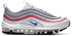 Nike Air Max 97 Metallic Silver Flash Crimson Racer Blue (W) White/Flash Crimson-Metallic Silver-Racer Blue (CZ6087-101)