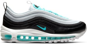 Nike  Air Max 97 Platinum Black Aurora Green (W) Pure Platinum/Black-White-Aurora Green (921733-065)