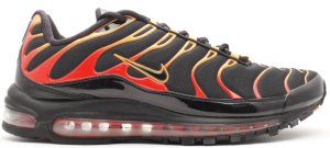 Nike  Air Max 97 Plus Black Orange Black/Black-Engine 1-Shock Orange (327455-001)