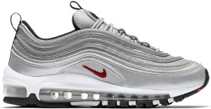 Nike Air Max 97 Silver Bullet 2016/2017 (GS) Metallic Silver/Varsity Red-White-Black (918890-001)