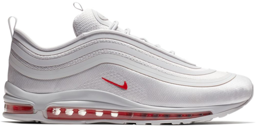 Nike Air Max 97 Ultra 17 Vast Grey University Red Vast Grey/Atmosphere Grey-University Red (AH9947-002)