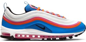 Nike Air Max 97 White Fuchsia Orange Blue White/Black-Active Fuchsia-Magma Orange (CW6992-100)