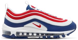 Nike Air Max 97 White Red Royal (GS) White/University Red-Game Royal (CW5856-100)