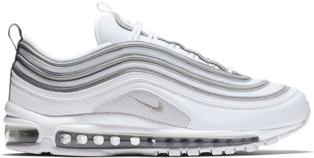 Nike Air Max 97 White Reflect Silver White/Wolf Grey-Reflect Silver (921826-105)