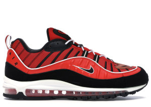 Nike Air Max 98 Habanero Red Black Habanero Red/Black-White-Metallic Gold (640744-604)