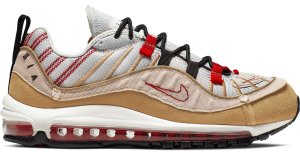 Nike Air Max 98 Inside Out Desert Sand Desert Sand/Club Gold-Sail-University Red (AO9380-003)