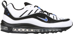 Nike  Air Max 98 Orlando White/Hyper Cobalt-Black-Metallic Silver (640744-102)