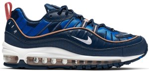 Nike  Air Max 98 Unite Totale Navy (W) Midnight Navy/Rose Gold-Game Royal (CI9105-400)