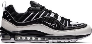 Nike  Air Max 98 White Black Black/White-Reflect Silver (640744-010)