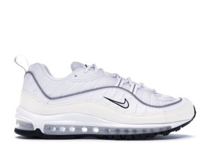 Nike  Air Max 98 White Reflect Silver (W) White/White-Reflect Silver (AH6799-103)