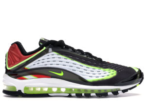 Nike  Air Max Deluxe Black Volt Habanero Red Black/Volt-Habanero Red-White (AJ7831-003)