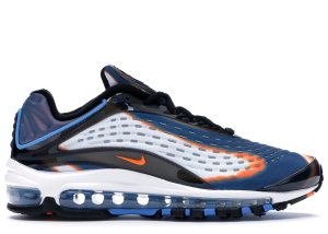 Nike  Air Max Deluxe Blue Force Cool Grey/Total Orange-Blue Force-Black-Bright Grape-Cobalt Tint (AJ7831-002)