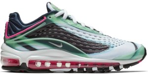 Nike  Air Max Deluxe Enamel Green (GS) Enamel Green/Metallic Silver-Obsidian-Black-Deadly Pink-Cobalt Tint (AR0115-301)